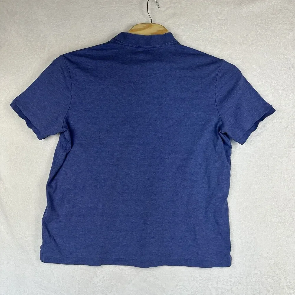 Polo Ralph Lauren Short‎ Sleeve Polo Shirt Men's XL Cotton Blue Golf
